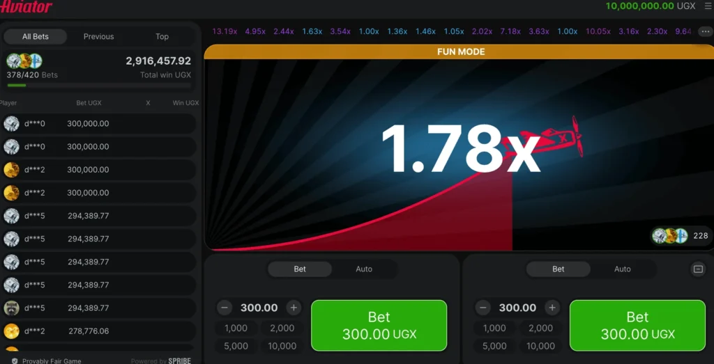 play aviator casino demo